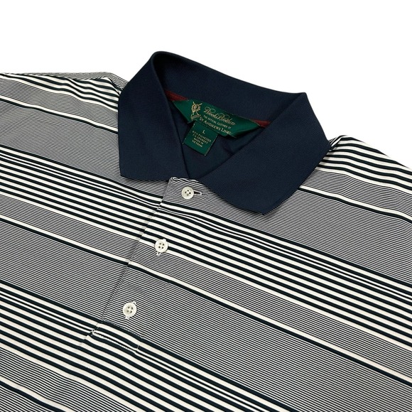 Brooks Brothers Other - Brooks Brothers St Andrews Links Polo Shirt Mens Large Golf Striped Performance